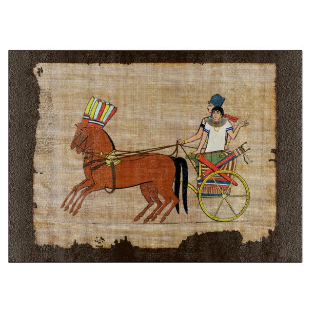 Miketz - Joseph's Chariot Cutting Board (Front)
