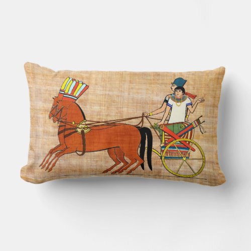 Miketz _ Josephs Chariot Lumbar Pillow