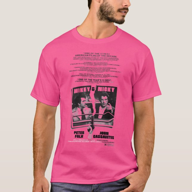 Mikey And Nicky - Classic Poster T-Shirt (Front)