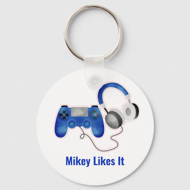 Mikey Likes It Controller Keychain (Front)