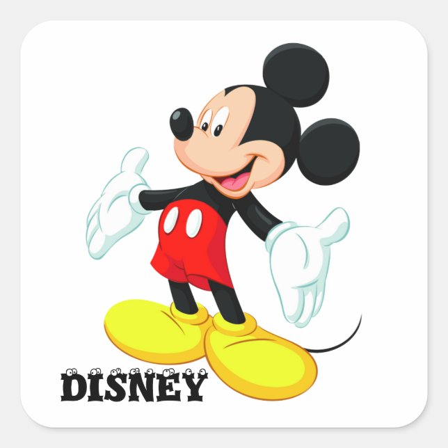 Mikey Mouse   Square Sticker (Front)