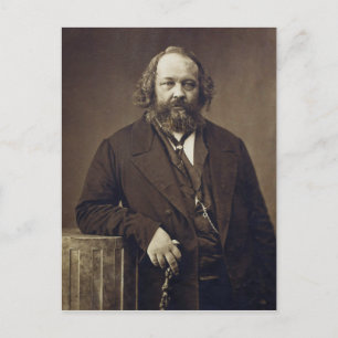 Mikhail Bakunin Russian Anarchist by Nadar Postcard
