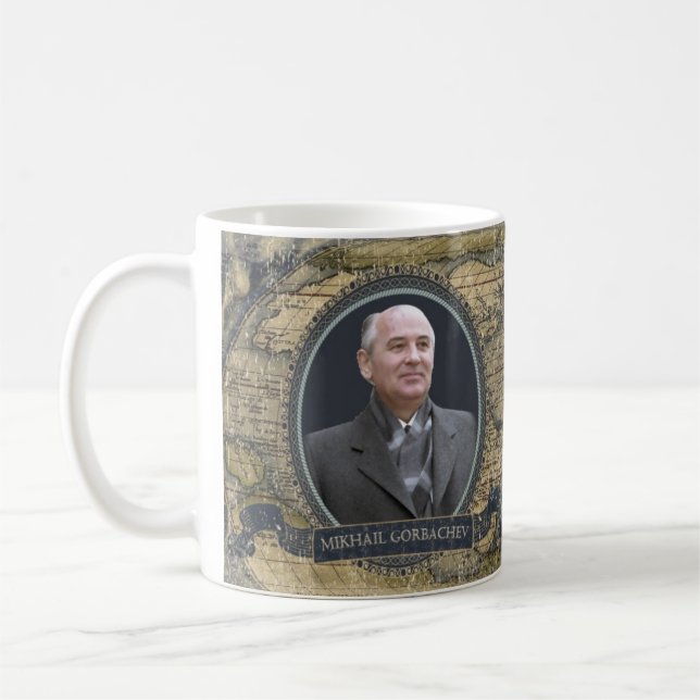 Mikhail Gorbachev Historical Mug (Left)