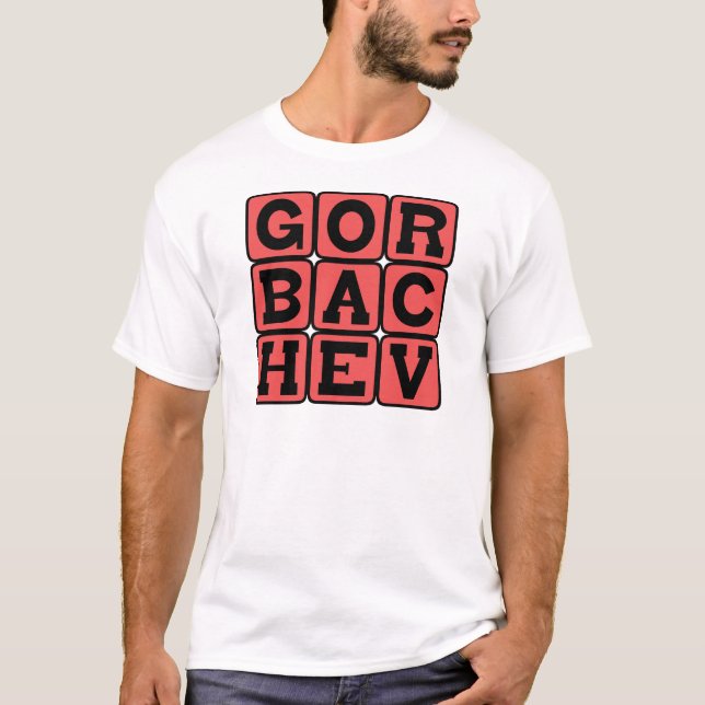 Mikhail Gorbachev, Russian Leader T-Shirt (Front)