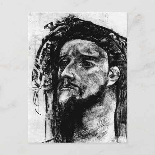 Mikhail Vrubel_ Head of Prophet Postcard