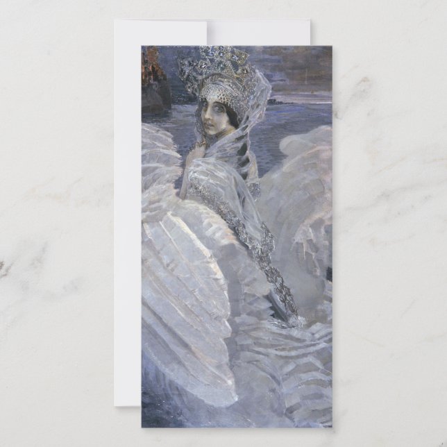 Mikhail Vrubel - Swan Princess Holiday Card (Front)