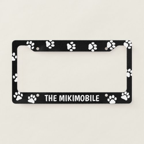 Miki Dog Lover Mikimobile Mi_Ki Dog Breed License Plate Frame