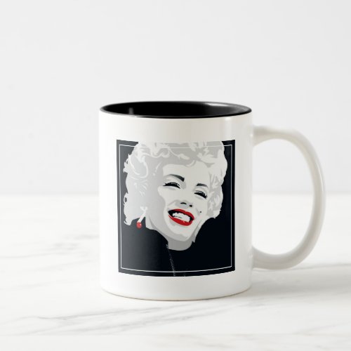 Miki Marilyn Two_Tone Coffee Mug