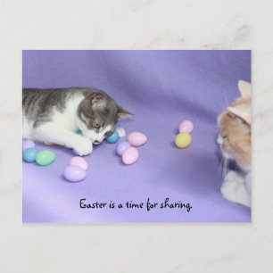 Mikie's Easter Eggs Holiday Postcard