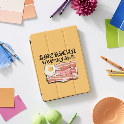 Mikitiez american breakfast bacon egg july picnic iPad air cover