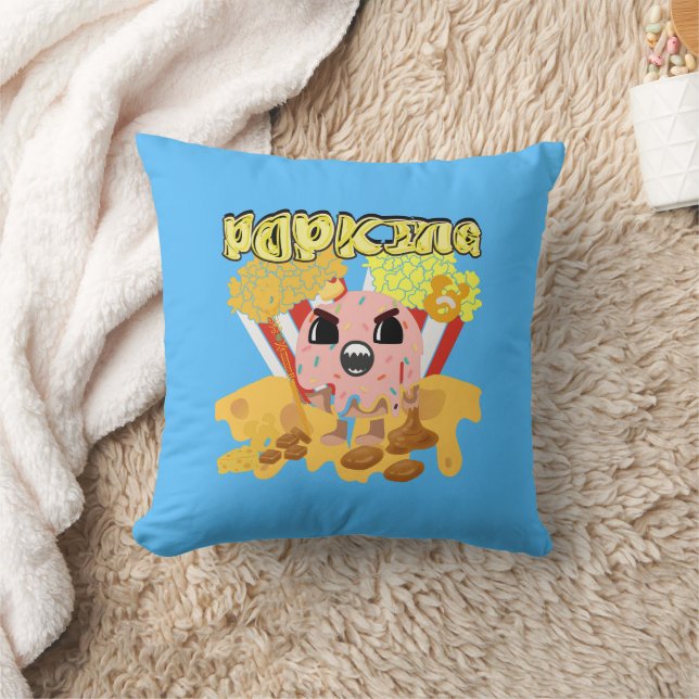 Mikitiez anime popcornking cheese caramel funny throw pillow (Blanket)