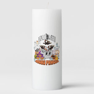 Mikitiez black cat spooky halloween vibes ghouls pillar candle