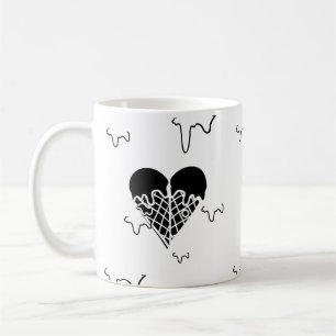 Mikitiez blackheart cookiesandcream icecream  coffee mug