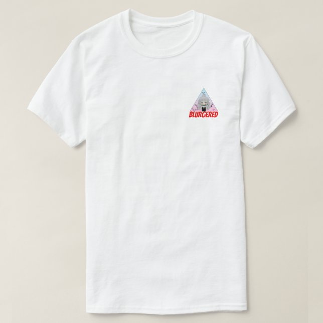 Mikitiez blonde hairbun pinky blur suit tie T-Shirt (Design Front)