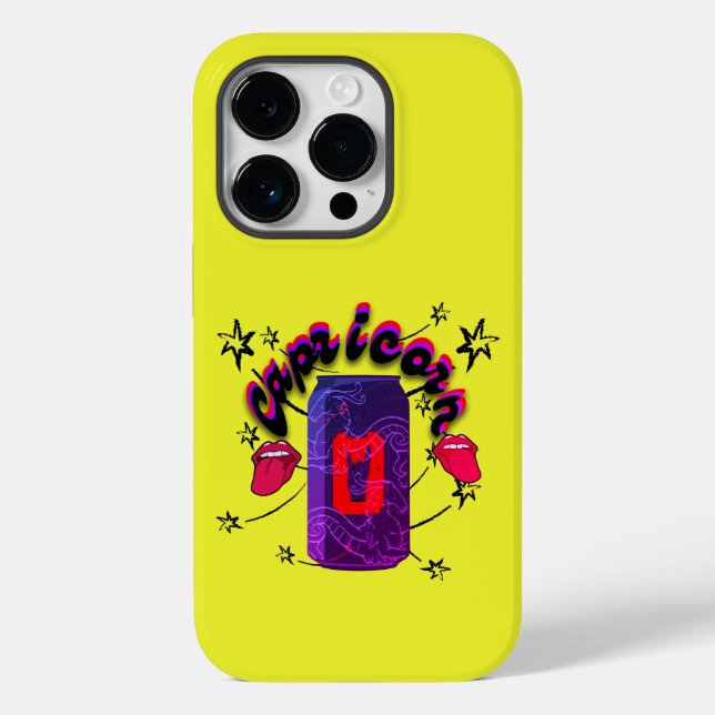 Mikitiez capricorn devil rockstar saturn Case-Mate iPhone case (Back)