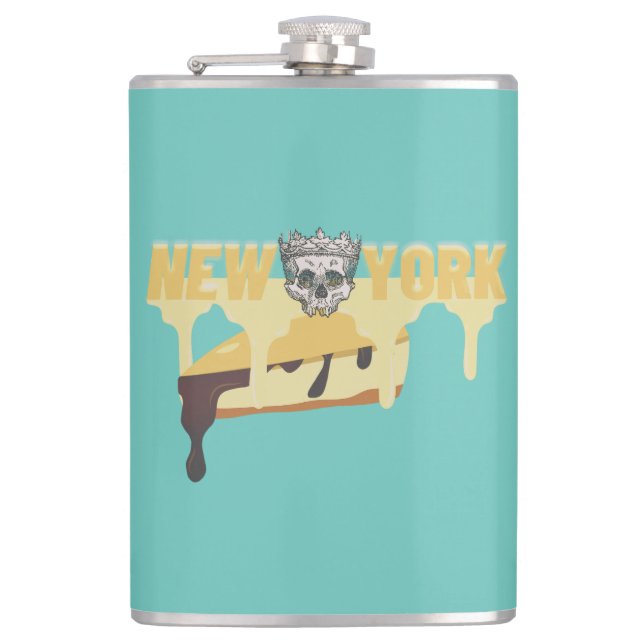 Mikitiez cheesecake blueberrycheese newyork flask (Front)