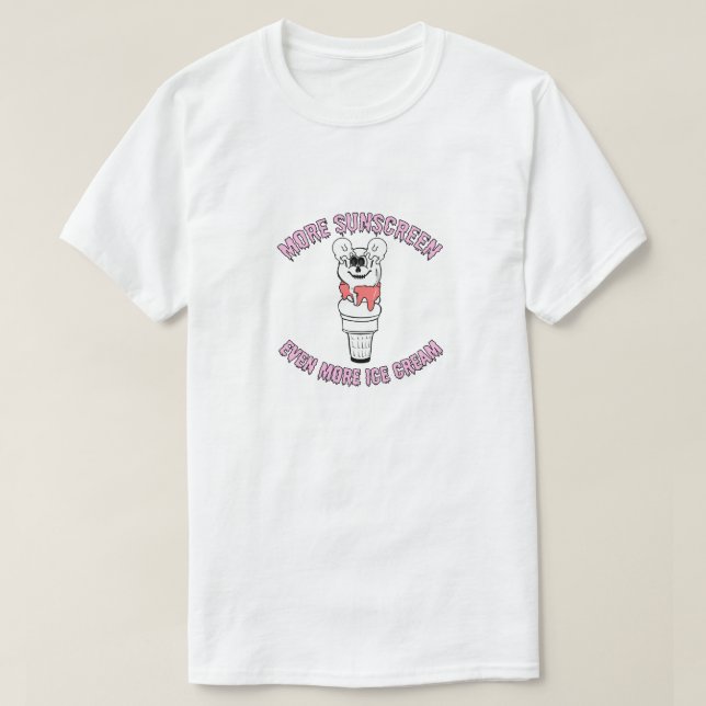 Mikitiez cottoncandy icecream hotday sunny T-Shirt (Design Front)