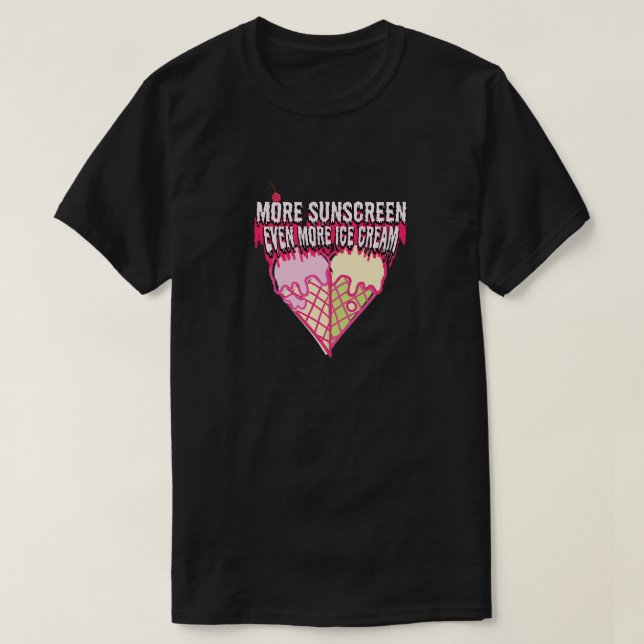 Mikitiez cottoncandy icecream hotday sunny T-Shirt (Design Front)