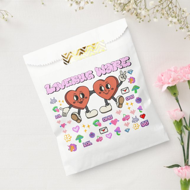 Mikitiez custom valentine funny lovebug software favor bag (Sealed)