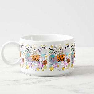 Mikitiez ghost manga anime halloween monster party bowl