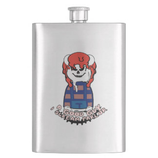 Mikitiez halloween movie night scarly classic  flask