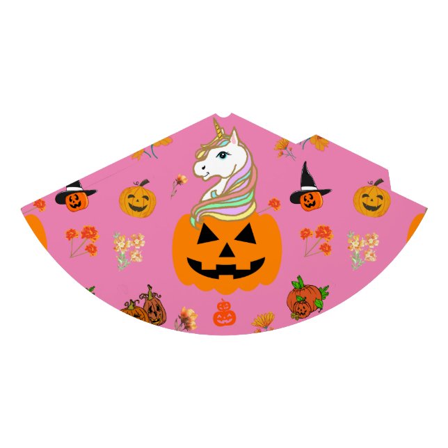 Mikitiez halloween pumpkin spooky october fall red party hat (Front)