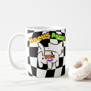 Mikitiez hocus pocus fuuny cat halloween memes coffee mug