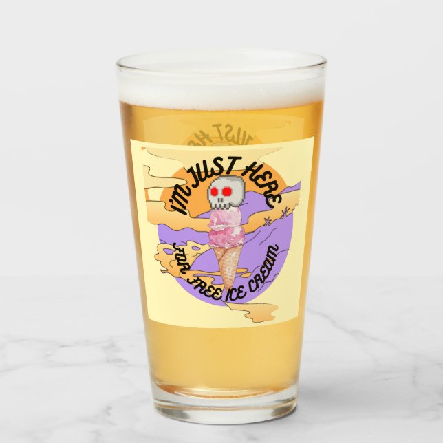 Mikitiez icecream party favourtie Specialty Mug Glass (Front Filled)