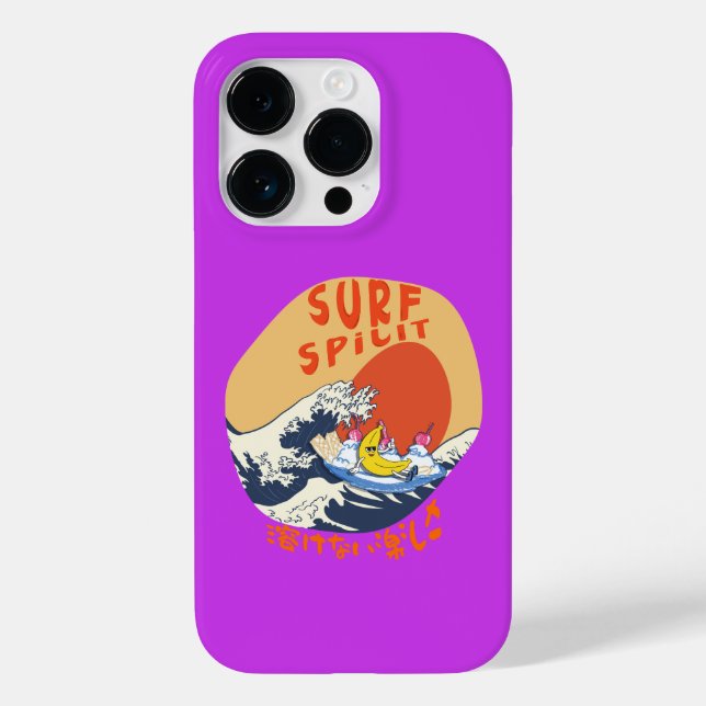 Mikitiez japanesewave summer surf animemanga Case-Mate iPhone case (Back)