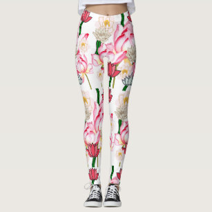 Lotus Flower Leggings - GearDen