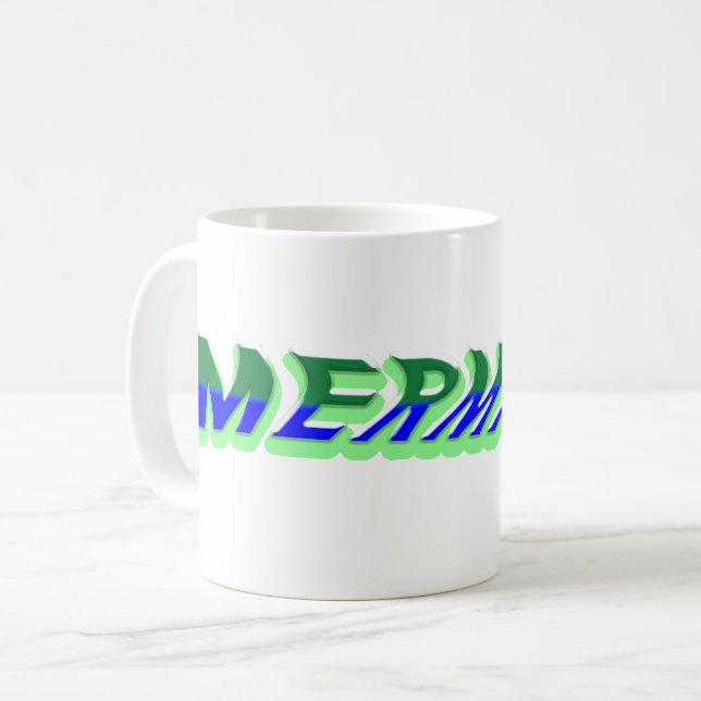 Mikitiez ocean mermaid venus sea blue coffee mug (Front Left)