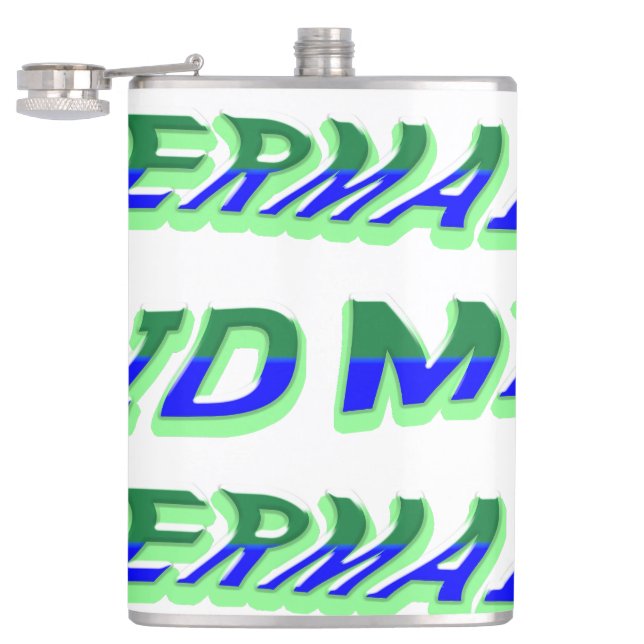 Mikitiez ocean mermaid venus sea blue flask (Opened)