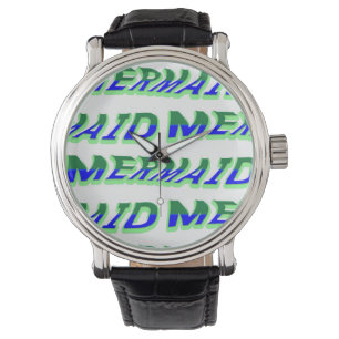Mikitiez ocean mermaid venus sea blue  watch