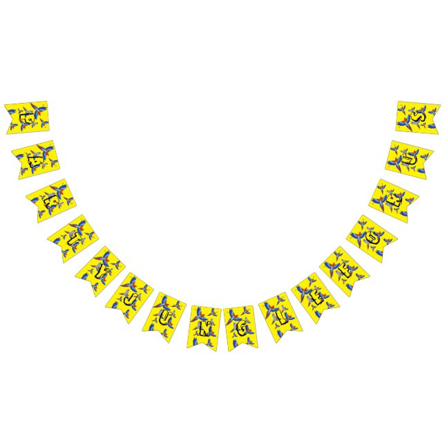 Mikitiez parrot hawaii summersunset beach spring bunting flags (All)