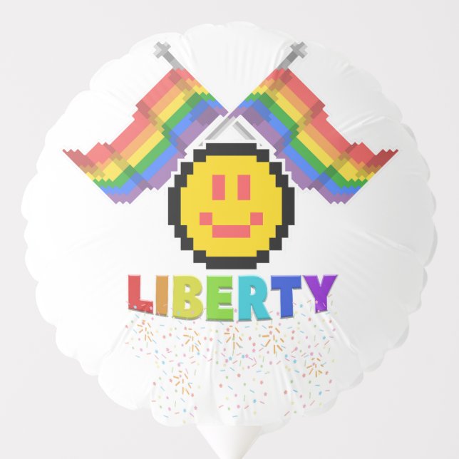 Mikitiez PE olympics donut rainbow sport lgbtqia+  Balloon (Front)