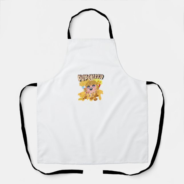 Mikitiez popqueen popcorn moivenight cinema apron (Front)