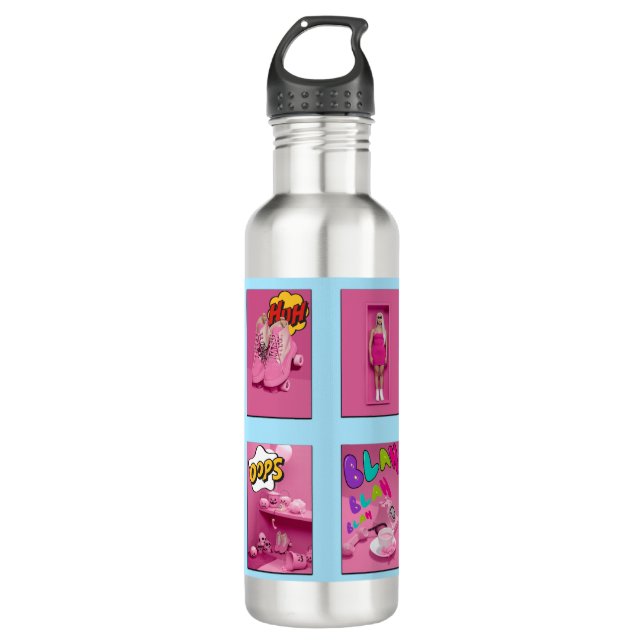Mikitiez premier movie night princess doll T-Shirt Stainless Steel Water Bottle (Front)