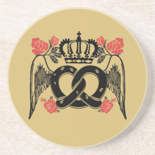 Mikitiez pretzel bread baker queen king  coaster