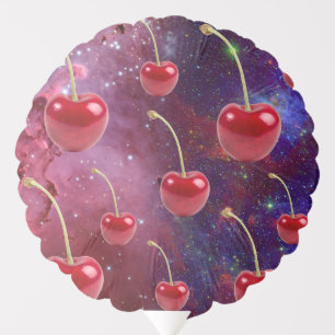 Mikitiez red cheery galaxy vegan balloon
