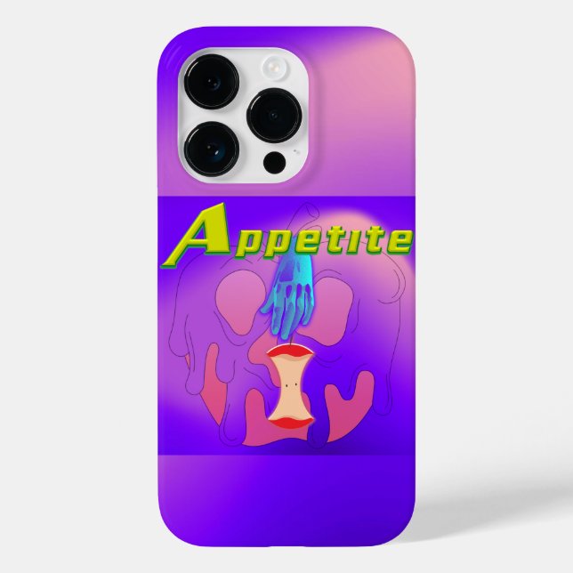 Mikitiez red skull toxic apple vegan summer  Case-Mate iPhone case (Back)