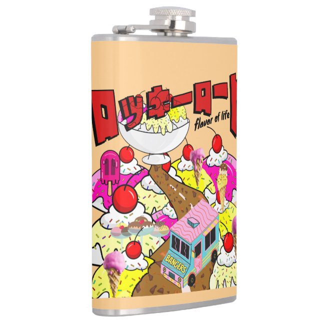 Mikitiez rockyroad icecream manga summer banger flask (Right)