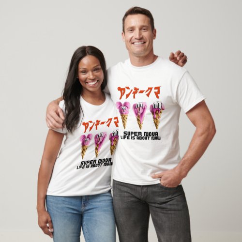 Mikitiez rockyroad icecream manga summer banger  T_Shirt