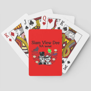 Mikitiez siam pavillion lotus siamnese Thailand Poker Cards