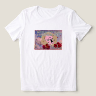 Mikitiez sleeping mignight drowsy princess blonde Tri-Blend shirt