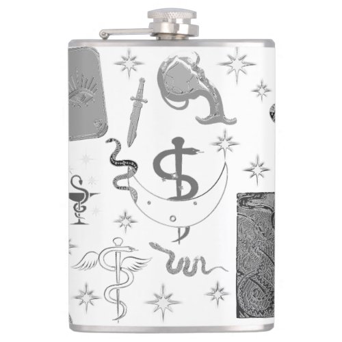 Mikitiez snake snakeperson wizard witch magic  flask