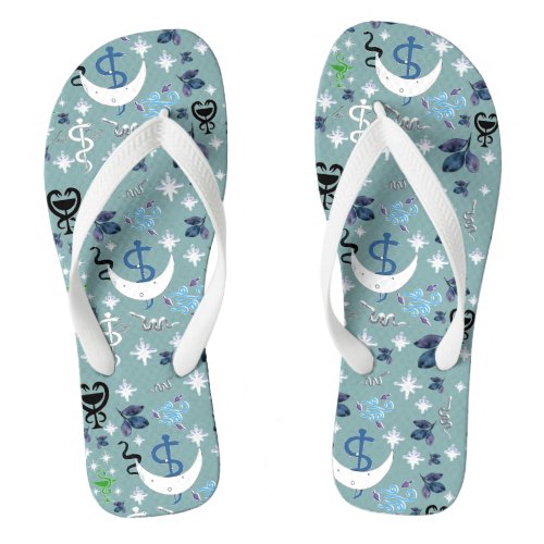 Mikitiez snake snakeperson wizard witch magic flip flops