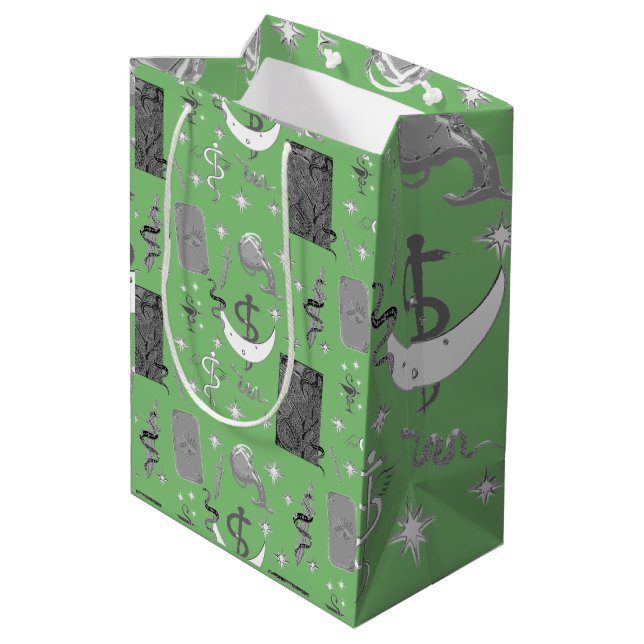 Mikitiez snake snakeperson wizard witch magic  medium gift bag (Back Angled)