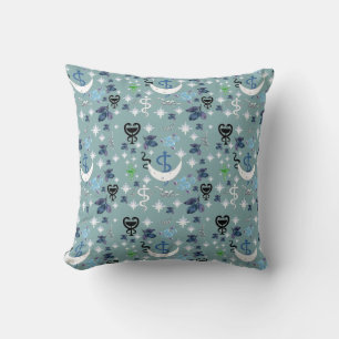 Mikitiez snake snakeperson wizard witch magic throw pillow