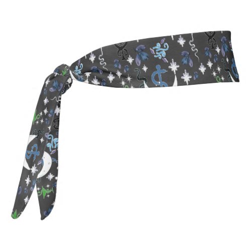 Mikitiez snake snakeperson wizard witch magic tie headband