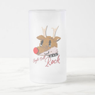 Mikitiez snowman winterwonderland pixleart frosted glass beer mug